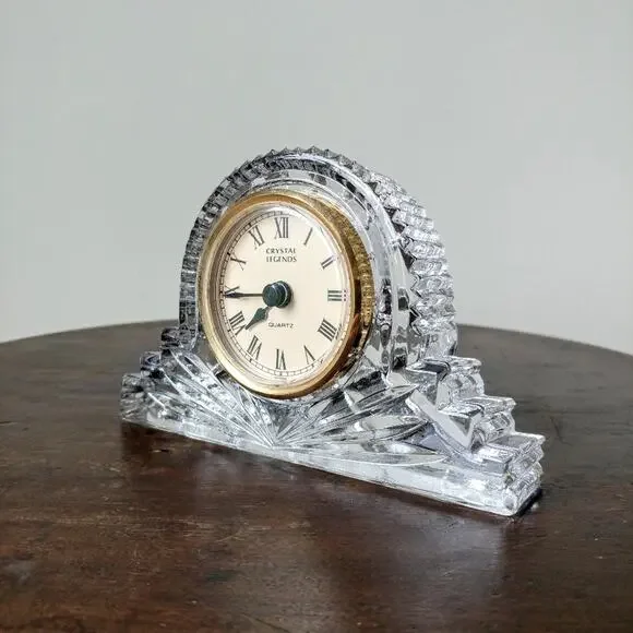 Godinger Vintage Crystal Clock - Picture 3 of 7